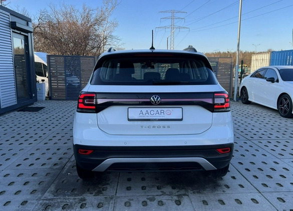 Volkswagen T-Cross cena 71900 przebieg: 57028, rok produkcji 2021 z Czeladź małe 631
